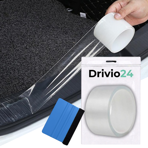 Прозора захисна плівка на пороги двері авто 7см х 3 м Drivio24 PYQX6EI1 фото