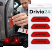 Світловідбиваючі попереджувальні наклейки на двері OPEN Drivio24 комплект 4 штуки рефлекторні