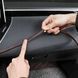 Декоративна молдинг-стрічка з екошкіри для салону авто Drivio24 3 м чорна з червоною прошивкою 8LZ4E9HR фото 2