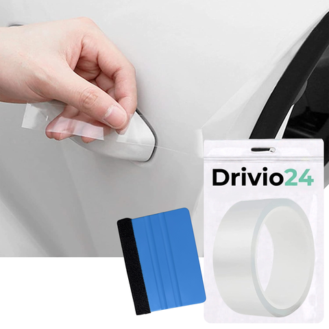 Прозора захисна плівка на двері авто 3 см х 3 м Drivio24 PILX6EI5 фото